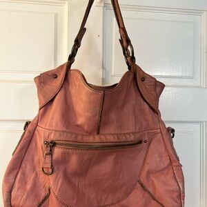 Anthropologie Bia Chea Pink Handbag